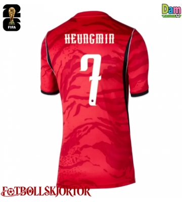 Korea Son Heung-min #7 Hemmatröja Dam VM 2026 Kortärmad